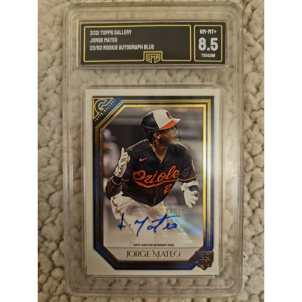2021 Topps Gallery Rookie Auto Jorge‎ Mateo # RA-JMA Baltimore Orioles RC #23/25